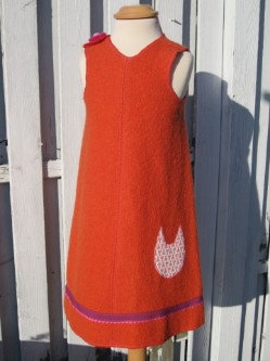 Walkkleid Gr. 116/122,  48 EUR